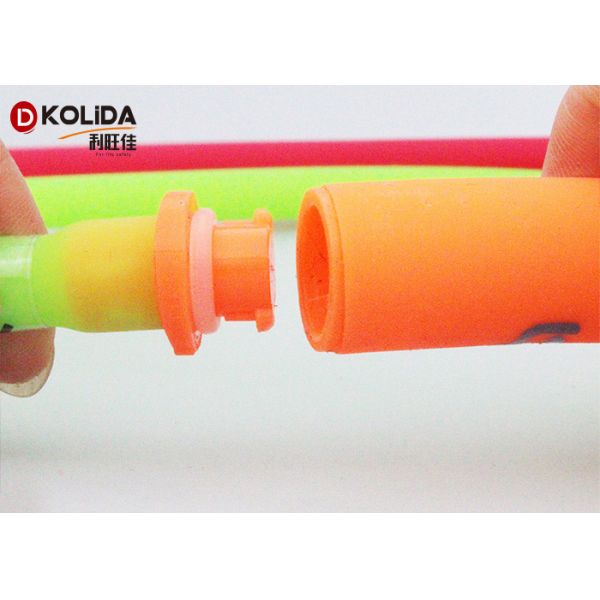 Luminous USB Charging Adjustable Waterproof Lighted Dog Collar Led Necklace Green / Yellow