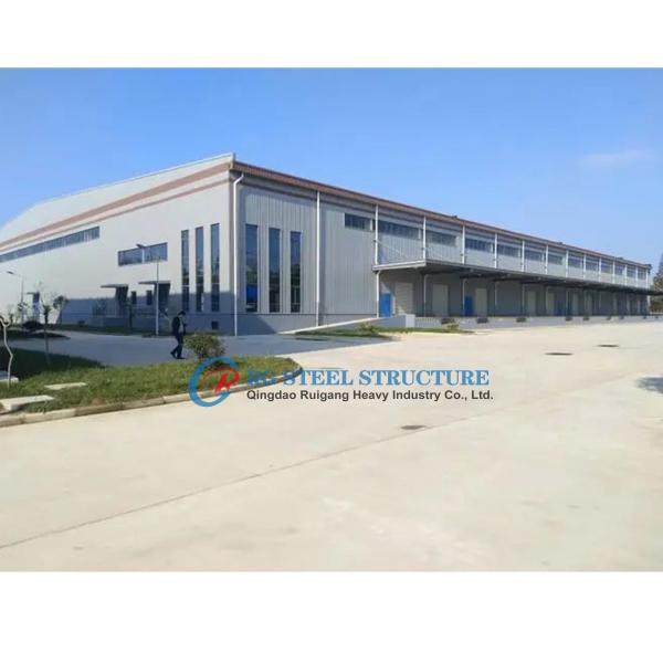 Q355 S355B Steel Structure Factory , Prefabricated Industrial Steel Construction Building