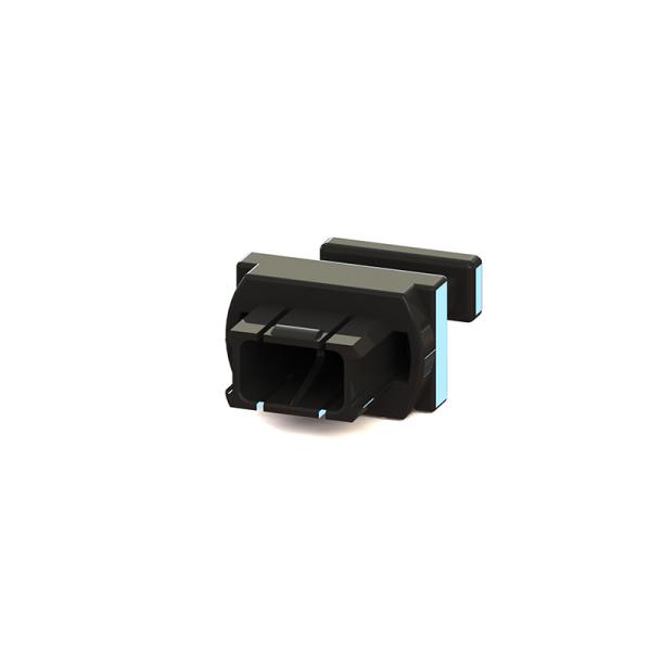 MPO Fiber Optic Adapter Duplex 8 Ports With Flangeless And Dust Cap