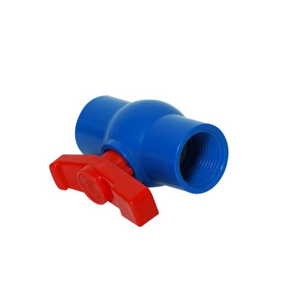 High Pressure Bathroom Pvc Socket Ball Valve Pvc Shut Off Valve