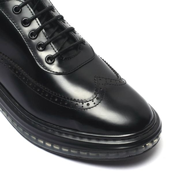Rubber Outsole Anti Odor Genuine Leather Slip On Shoes