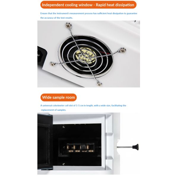 BAXIT Visible Spectrophotometer 320-1020nm Spectrophotometer