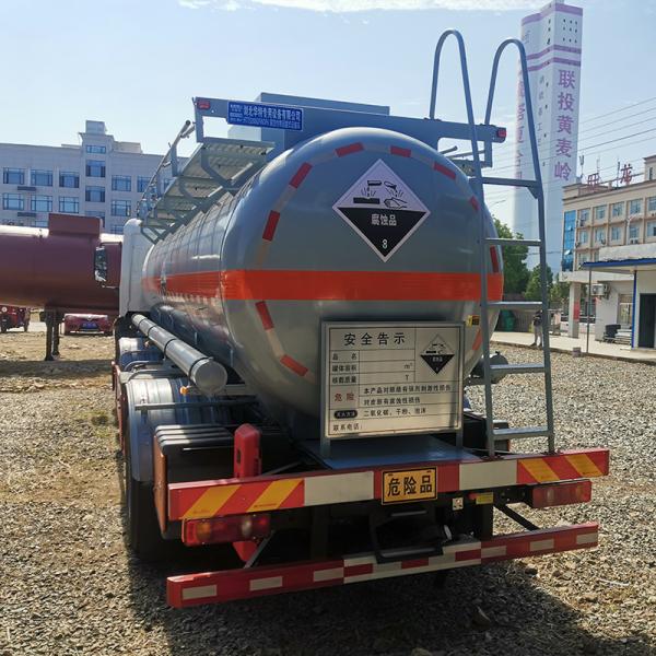 14.5 CBM Capacity Cargo Truck Transportation Dongfeng Tianjin 6x2 Corrosive Tank Truck