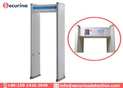 Detector de metais do quadro de porta da zona do aeroporto precisão alta do multi antiparasitária