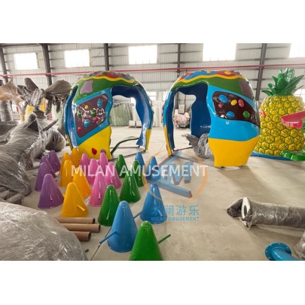 Custom Water Slide Playground Candy Theme 26x18x15m Durable For Swimming Pool Resort Villa Pool