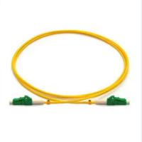 Cabo de remendo frente e verso simples da fibra Om3 do único modo do LC APC