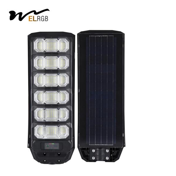 ABS 1000W 2000W 3000 Watt Luz solar de rua 6500K 150lm/W