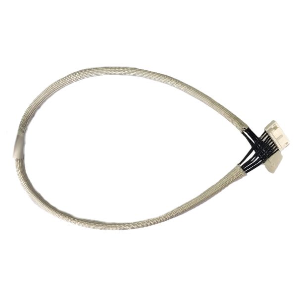 Волновая изоляция из волоконной трубы Автомобильная проводка 9 отверстий соединитель 500 мм Белый для железнодорожного движения