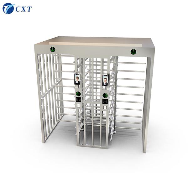 Intelligent Double Full Length Full Height Turnstile with Stainless Steel 304 Construction and 5,000,000 Cycles Durability
