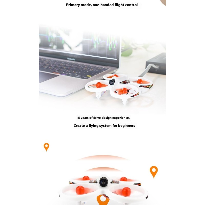 Yinyan EMAX RC Racing Drone FPV Ready-to-Fly with Hollow Cup Set & Camera Remote Control Instruction for Beginners