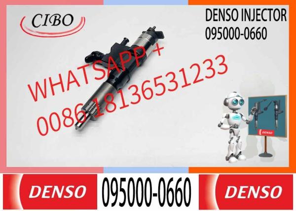 Fuel Injector 095000-0660 / 0950000660 / 8-98284393-0 for 2001-2007 Isuzu NPR NPR-HD 4HK1 4.8L 5.2L