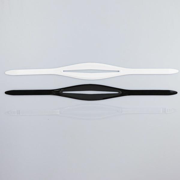 56cm Dive Mask Replacement Parts Snorkel Strap White Transparent