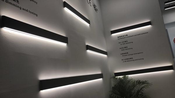 Commercial Linear Wall Light Fixtures , AC85-265V Linear Suspended Led Lighting
