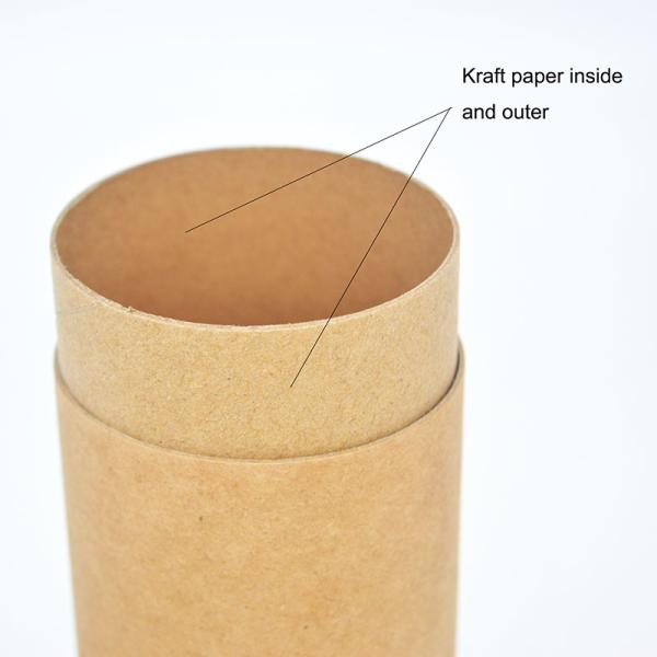 Empacotamento feito sob encomenda do cilindro de Kraft do comprimento de Logo Deodorant Stick 120mm