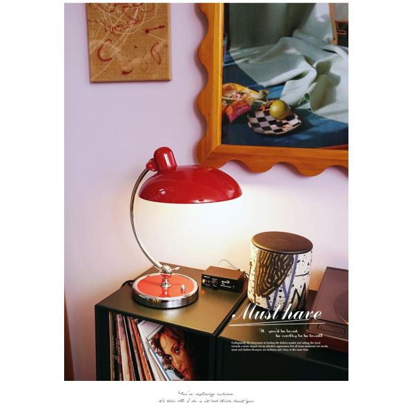 Стол исследования спальни датской лампы Баухауза средневековый читая нордическую винтажную лампу ухода за больным