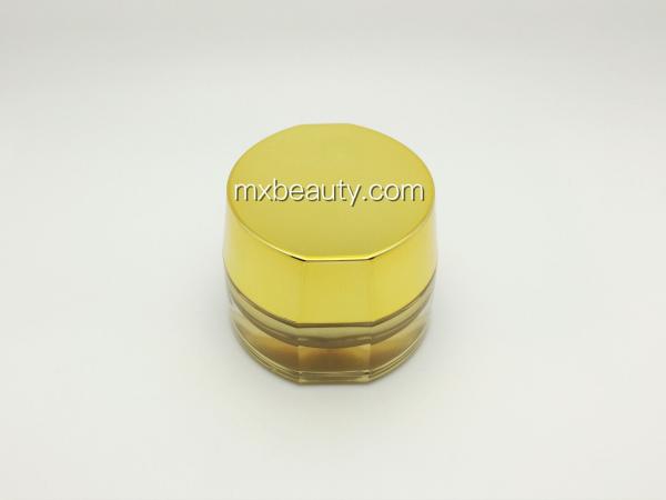 first class PMMA OVAL SHAPE cream jar for different size 45g acrylic cream jar plastic jar cosmetic packaging