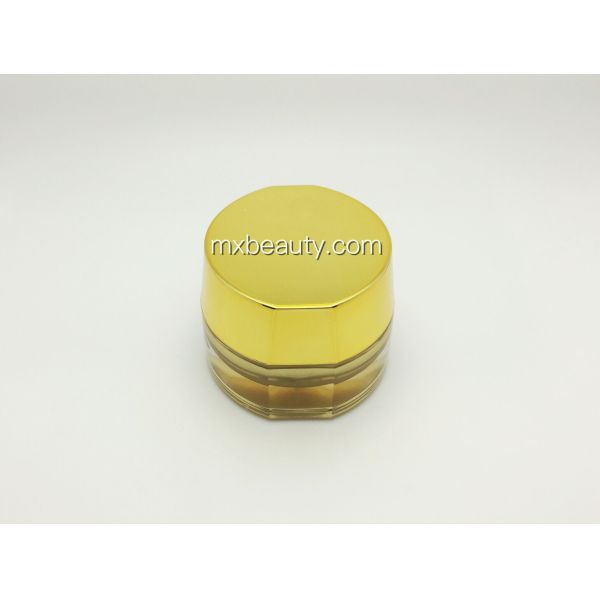 first class pmma OVAL SHAPE cream jar for different size 25g acrylic cream jar cosmetic packaging plastic cream jar