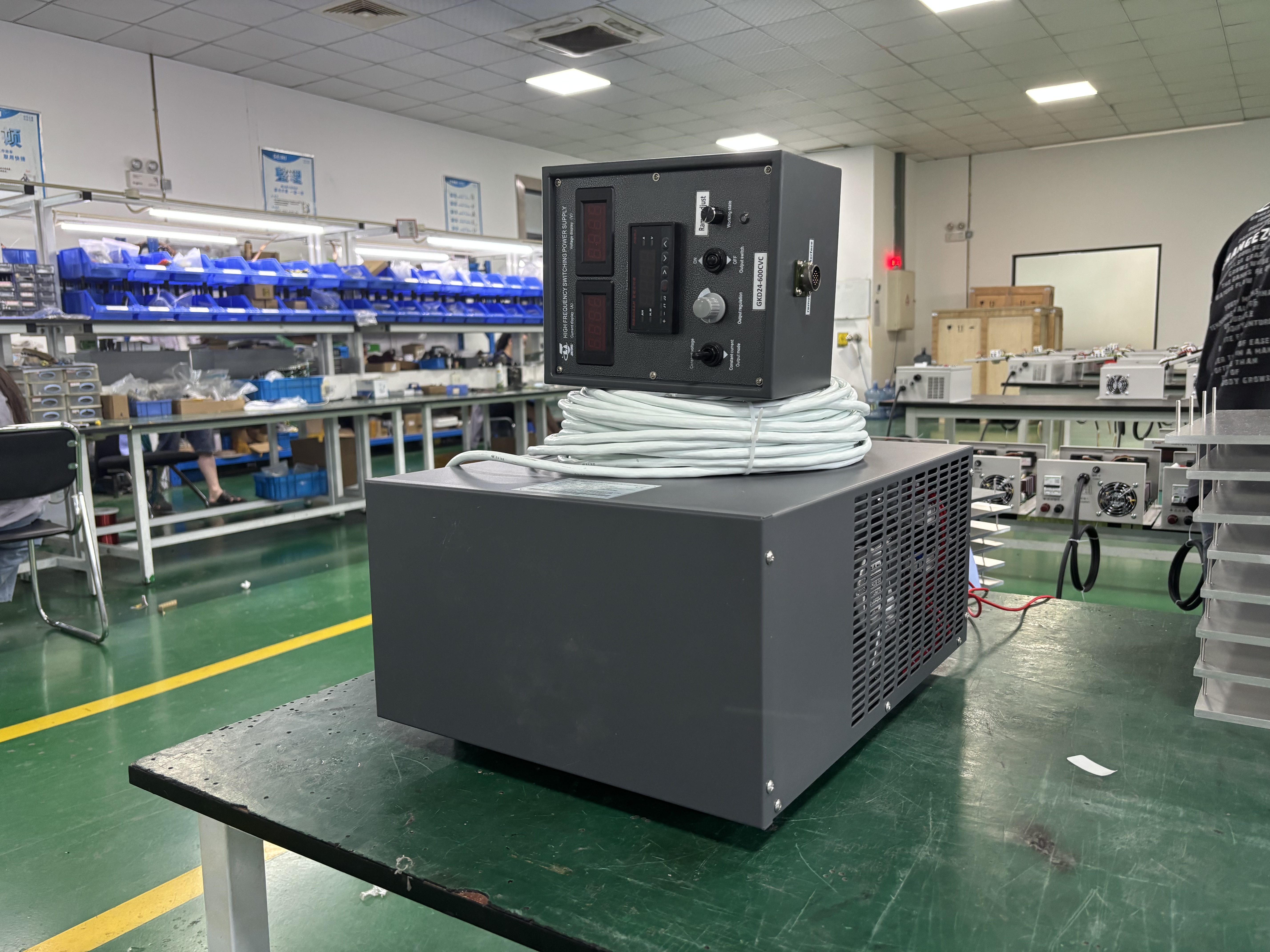24V 600A Electroplating Rectifier Power Supply with Ampere Hour Meter 415V 3 Phase Input Customized High Current DC Power Supply