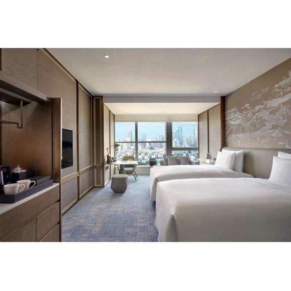 Kempinski Hotel In China Large Suites Furniture With Complete Living Area Multiple Room Designs