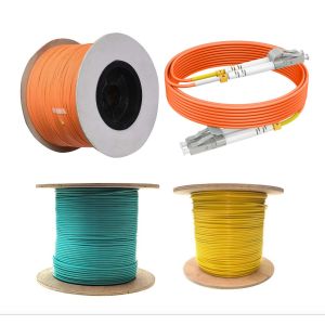 2.0 3,0 mm Cabo de fibra óptica para interiores com LSZH ou PVC Sheath 0,9 mm fibra tampão apertada para cordões de patch SM OM1 OM2 OM3 OM4