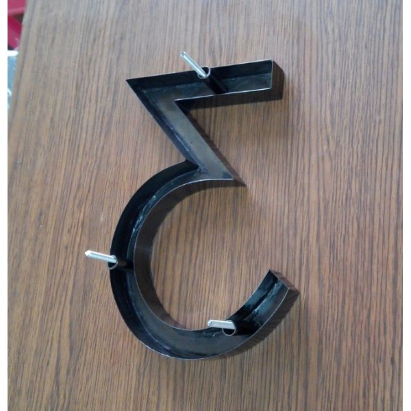 3D Sign Letter stainless steel house Street Number custom H20CM number gold 3d sae signs