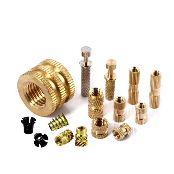 M2 M3 Brass Insert Nuts For Plastics Mouldings Alloy Steel Fasteners
