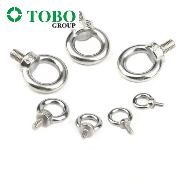 De parafuso de olho de aço inoxidável do parafuso de TOBO M12 304/316 Marine Lifting DIN580