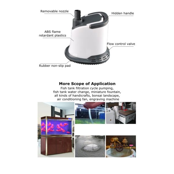 Многошаговая водяная помпа погружающийся аквариума Freesea Abs