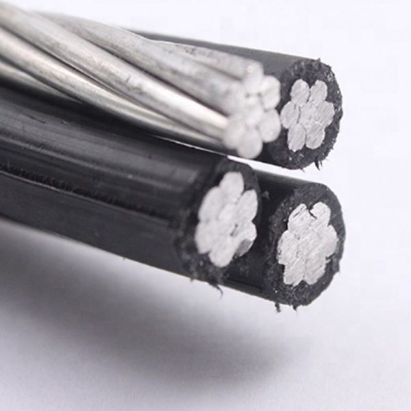 Aluminum Conductor Abc Cable XLPE PE LDPE PVC Insulated Overhead Duplex Triplex Quadruplex Service Drop Cable 4x70mm2 50mm2