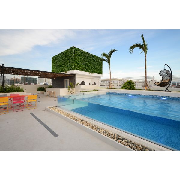 Прозрачная акриловая панель для поверхности поверхности Прозрачный акриловый бассейн Aupool литой акриловый лист