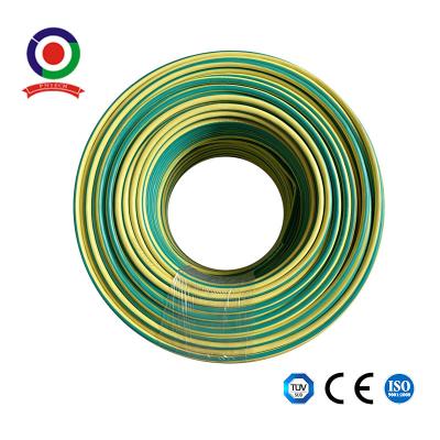 O Calibre de diâmetro de fios 10 retira o núcleo #10 do fio à terra de cobre desencapado puro de revestimento de PVC do calibre 6mm2