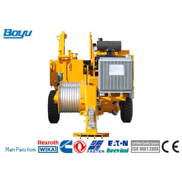 Línea eléctrica que ata la máquina de tracción hidráulica del número 100kn 118kw del surco del equipo 8