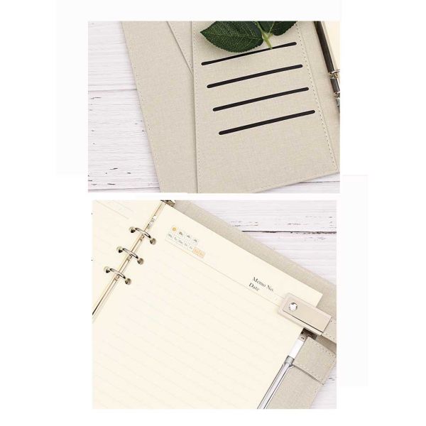 Организатора тетради PU радиотелеграф подарка кожаного корпоративный поручая для дела