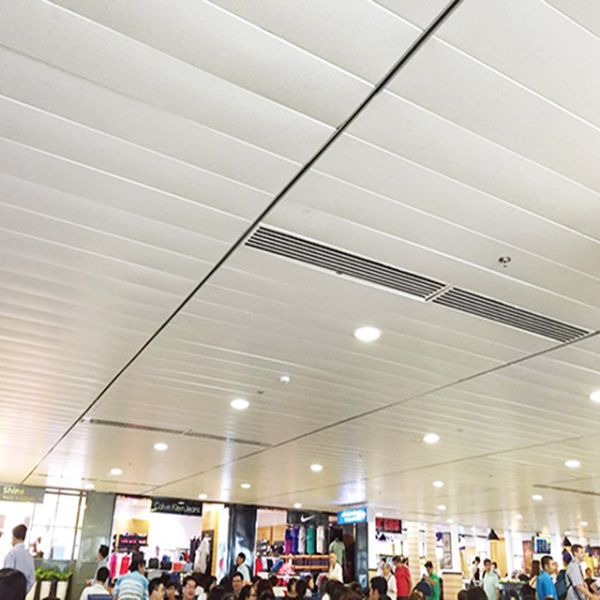 Airport Ceiling Design Aluminum Metal Ceiling Aluminum C Strip Ceilings