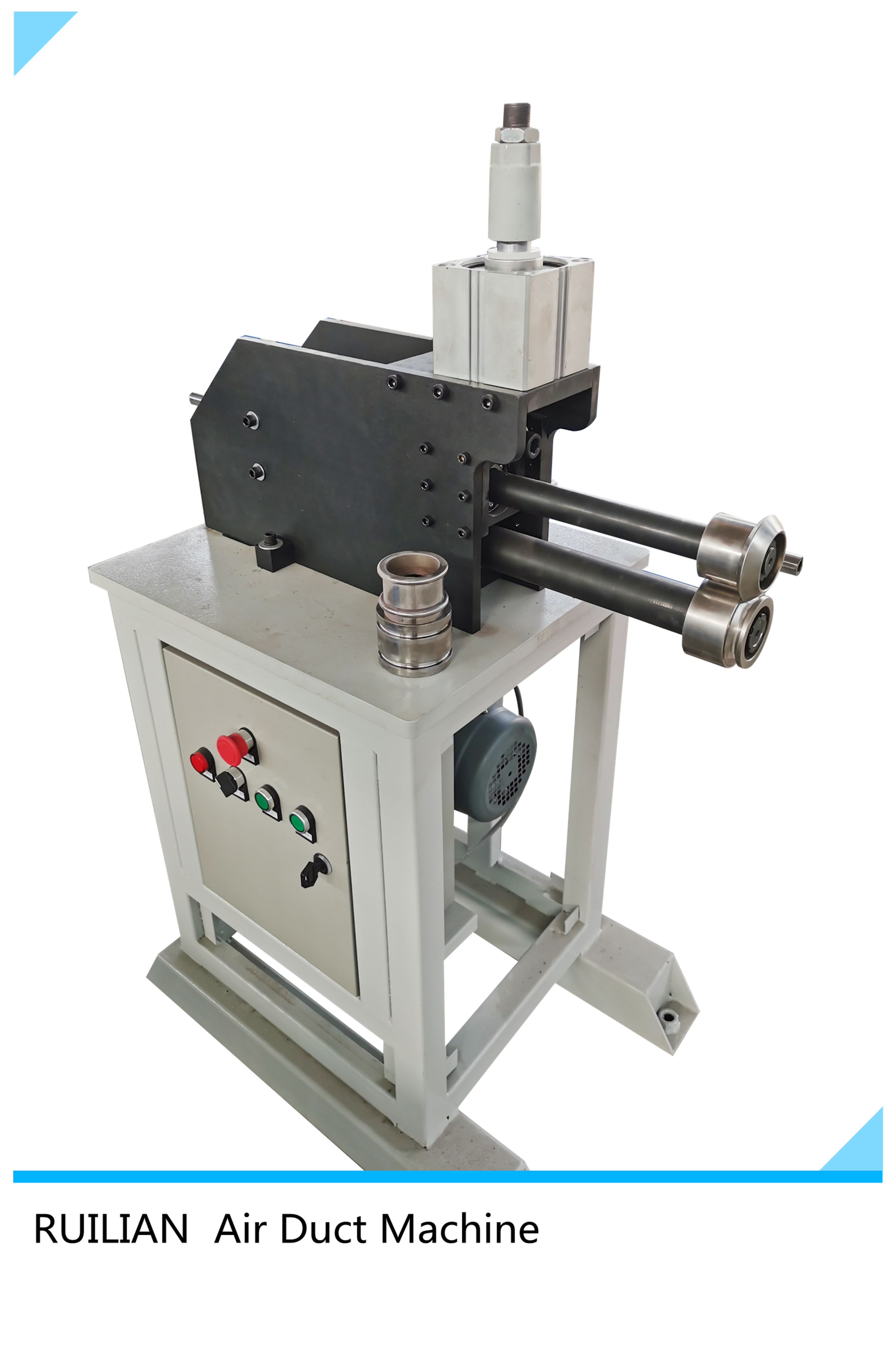 Galvanized Sheet Steel Air Duct Hydraulic Bead Rolling Machine 5KVA