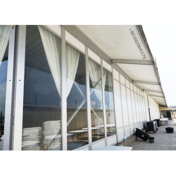 Waterproof Luxury Pleated 40x60 Glass Wedding Event Tents