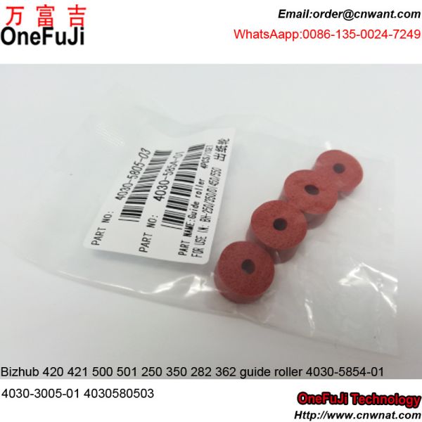 4030585404030580503 printer part for Konica Minolta Bizhub 420 421 500 501 250 350 282 362 guide roller 4030-5854-01