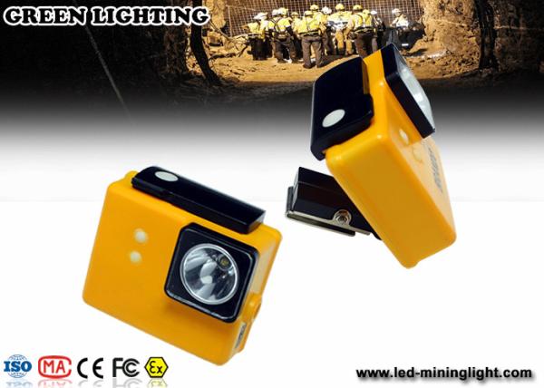 8000 Lux Fire Proof Led Mining Helmet Lamp With 18650 Battery , High Brightness