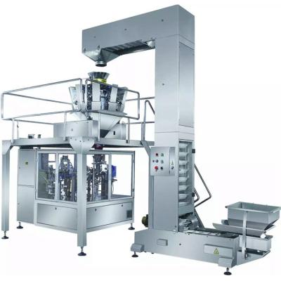 Máquina de embalagem do malote do zíper do chocolate do pesador de Multihead