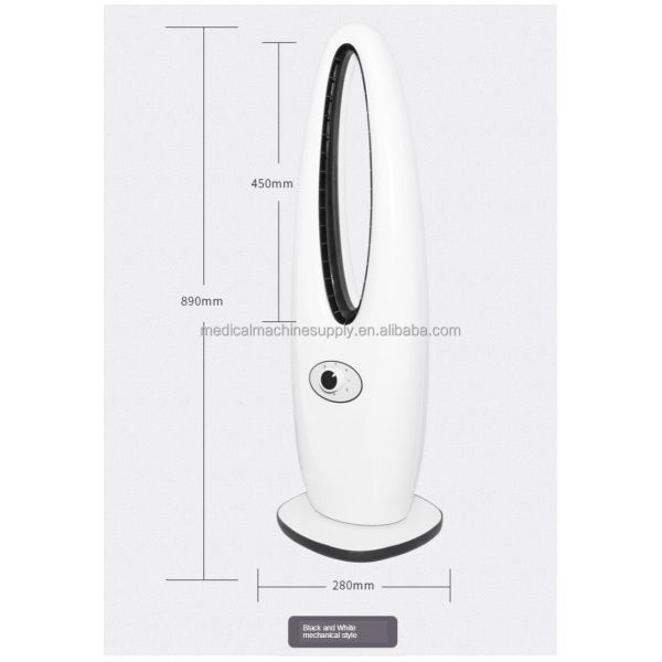 Computer Cooling Fan Bladeless Tower Fan with Water Cooling and 220V Voltage