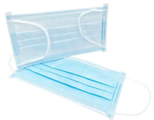 Non Woven Disposable Mouth Mask Breathable Light Weight With Elastic Earloop