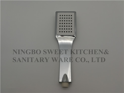 ABS material shower head hand shower square top shower spray shower set single flows bathroom accessories