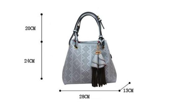 2016 new Japanese and Korean style fashion casual female bag hollow