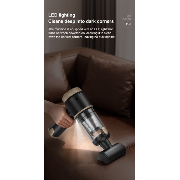 Handheld Portable Strong Suction Power Vacuum Cleaner 18000Pa For Car Home