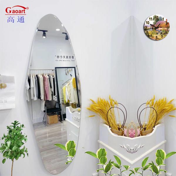 Espelho de vidro integral quebrável estilo de design moderno para decoração de casa de banho montada na parede