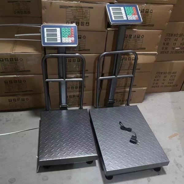 Affichage LCD/LED TCS Échelle de plateforme numérique pour 150 kg 200 kg 300 kg 500 kg Indicateur d'échelle suspendue en acier en échelle de banc