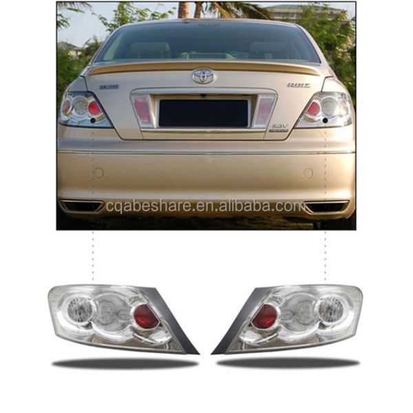 Luzes traseiras vermelhas para carros Toyota 2006-2015 Reiz Mark X Luz traseira LED Luz traseira