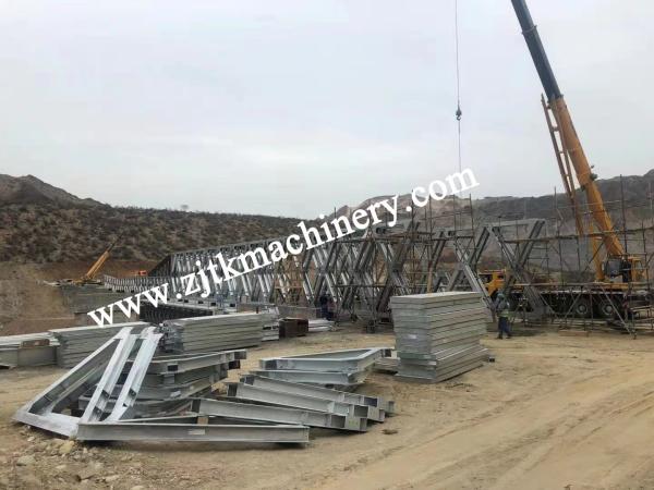Steel Truss bridge ,prefabricated steel truss ,Mabey Delta bridge, panel bridge ,