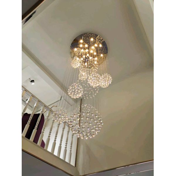 Modern Lustre Crystal Ball Design Chandelier Large Crystal Ball Chandelier(WH-NC-20)