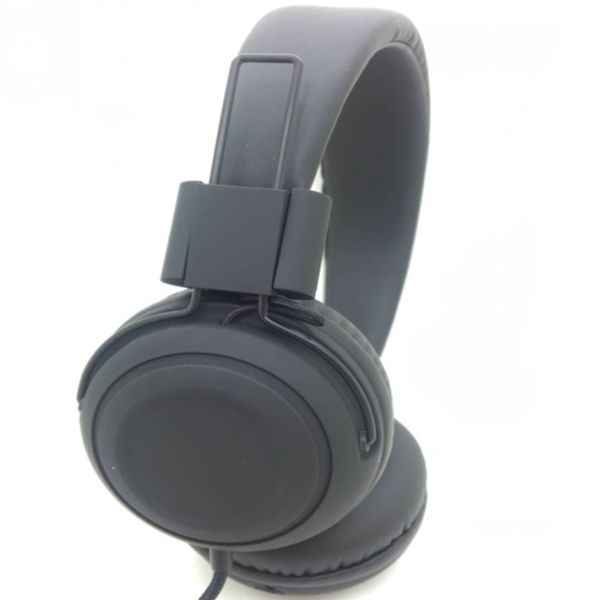 stainless steel wire rail hifi stereo headphone with 1.2m wire length for student in rotated ear covers